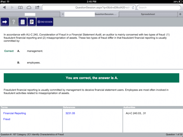 NINJA MCQ: CPA Exam Review Questions + Adaptive Learning