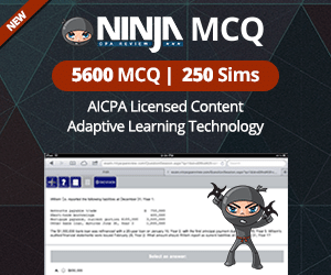 NINJA MCQ: CPA Exam Review Questions + Adaptive Learning