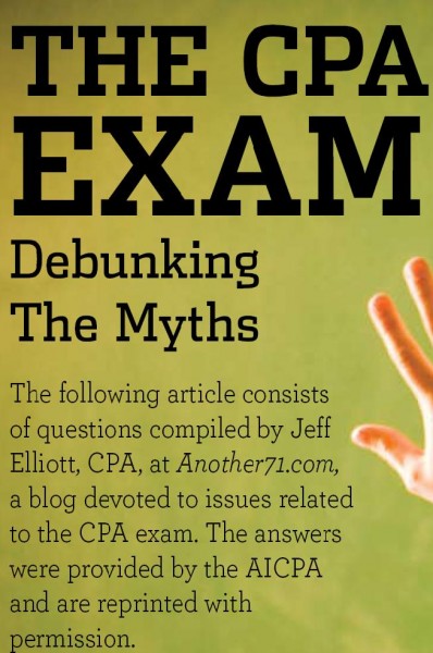 CPA Exam Myths CPA Exam Myths